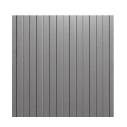 Portail aluminium lame verticale